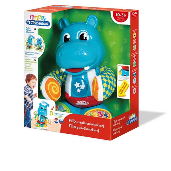 Clementoni Interaktivni Hippo Filippo CL50132 - ODDO igračke